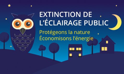 Extinction de l'éclairage public la nuit