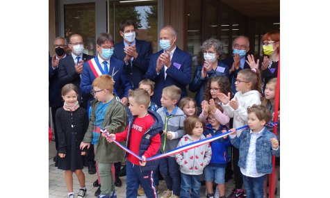 Inauguration du groupe scolaire, périscolaire, associatif