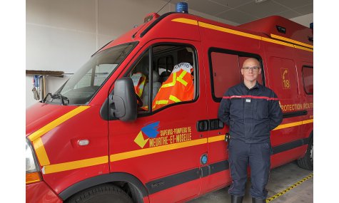 Visite du centre de secours de Richardménil
