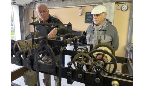 L'horloge de l'église restaurée