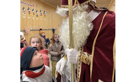 Saint Nicolas à l'école :  Une visite très attendue