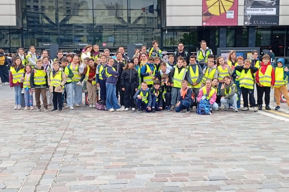 Voyage à Paris pour les éléves de Richardménil