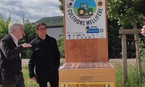 Inauguration de la ruche pédagogique