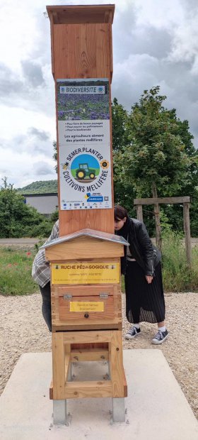 Inauguration de la ruche pédagogique