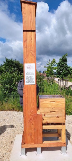 Inauguration de la ruche pédagogique