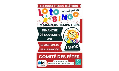 Loto du comité des Fêtes