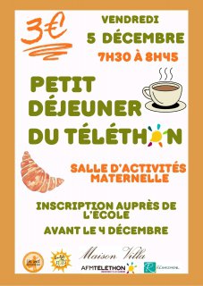 Téléthon :   bar à huitres