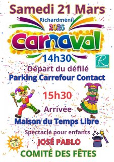 Carnaval avec le Comité des Fêtes