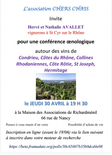 Conférence Oenologique