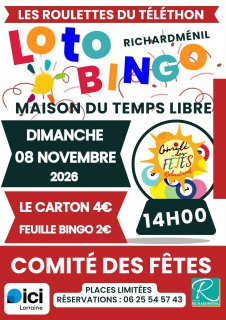 Loto du comité des Fêtes