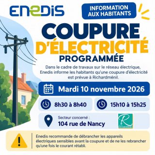 Coupure de courant