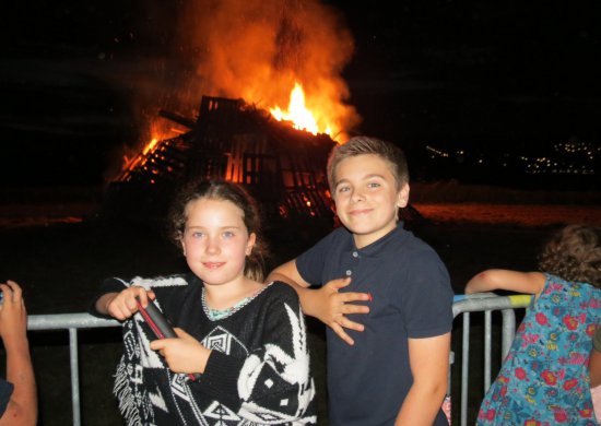 Feu de Saint Jean et fête du foot